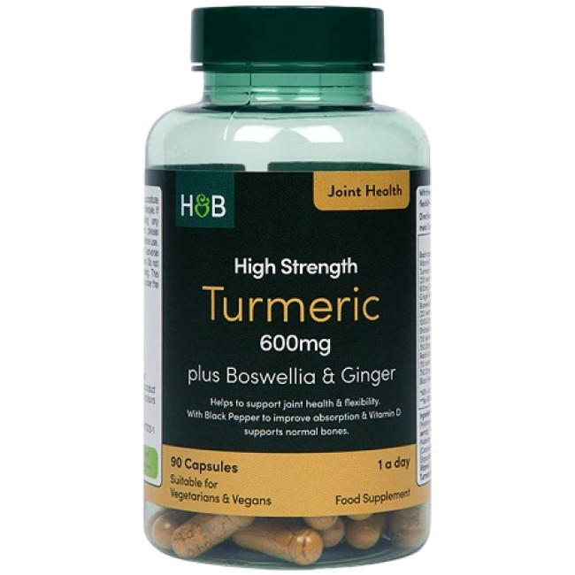 Holland And Barrett High Strength Turmeric | Plus Boswellia & Ginger
