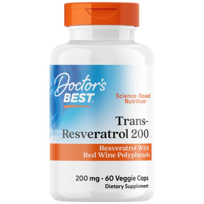 Doctor's Best Trans-Resveratrol 200 mg | with ResVinol-25