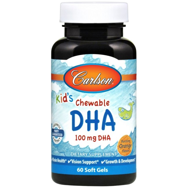 Carlson Labs Kid's Chewable DHA 100 mg