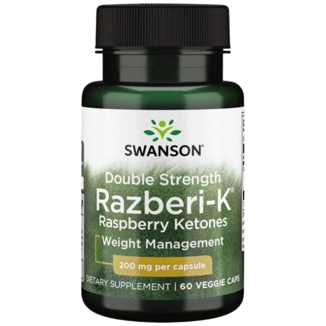Swanson Razberi - K 200 mg | Double Strength Raspberry Ketones