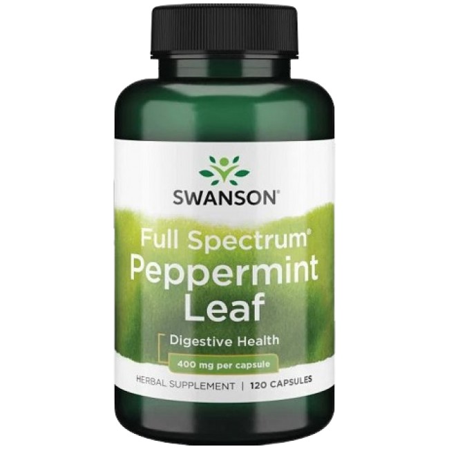 Full Spectrum Peppermint Leaf 400 mg от SWANSON
