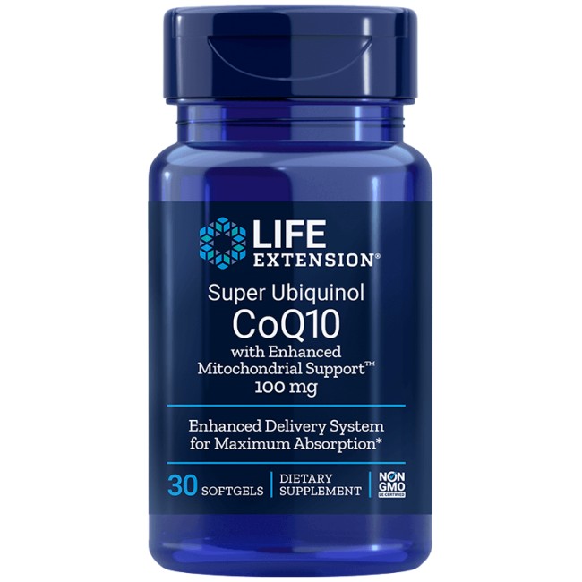 Super Ubiquinol CoQ10 with Enhanced Mitochondrial Support 100mg от Life Extension