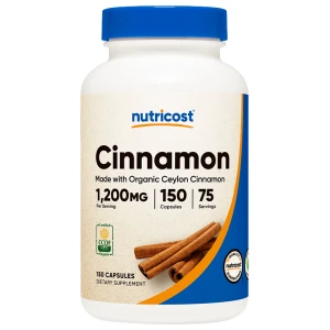 Ceylon Cinnamon 600 mg | Made with Organic Ceylon Cinnamon за хранителни режими