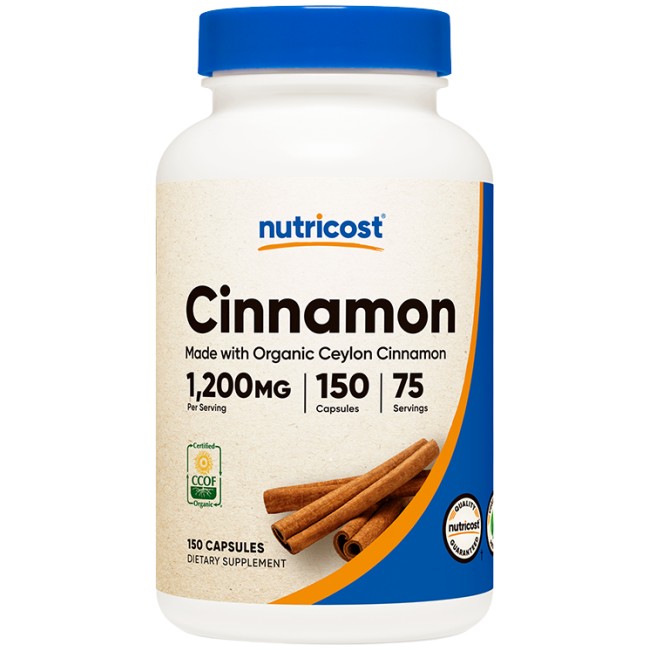 Nutricost Ceylon Cinnamon 1200 mg | Made with Organic Ceylon Cinnamon