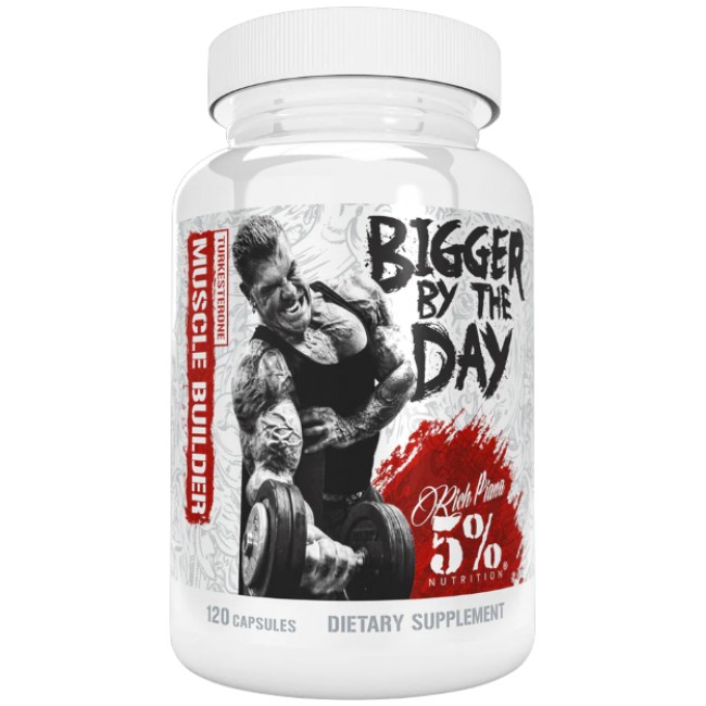 Rich Piana 5% Nutrition Bigger By The Day | with Turkesterone Muscle Builder