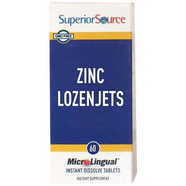 SuperiorSource Zinc Lozenjets | With Vitamin C