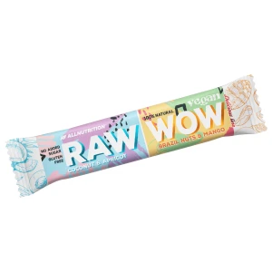 Raw Wow Bar | Coconut &amp; Apricot + Brazil &amp; Mango за хранителни режими