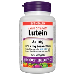 Lutein 25 mg | with Zeaxanthin 5 mg Extra Strength pro diety