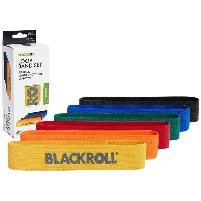 Blackroll Loop Band Set 6 | Set od 6 kratkih trenažnih elastičnih traka