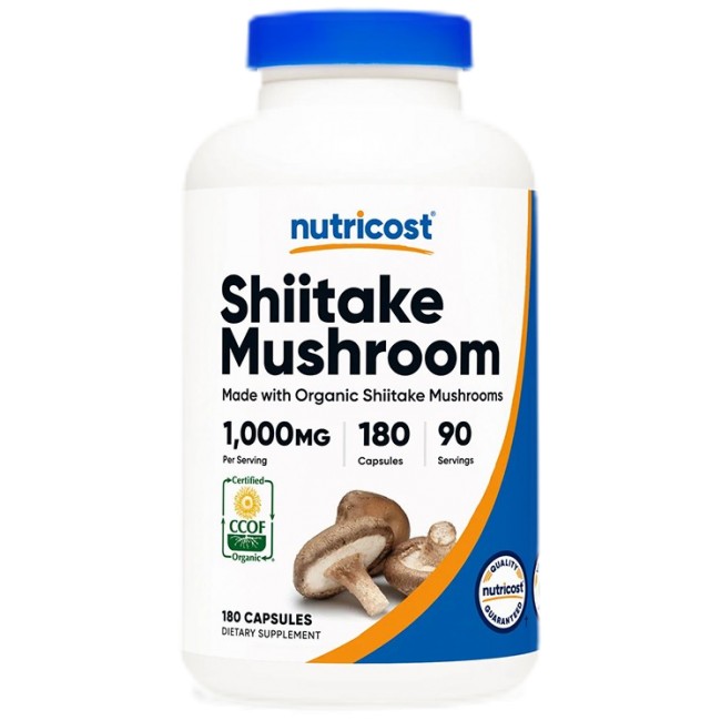Nutricost Shiitake Mushroom 1000 mg