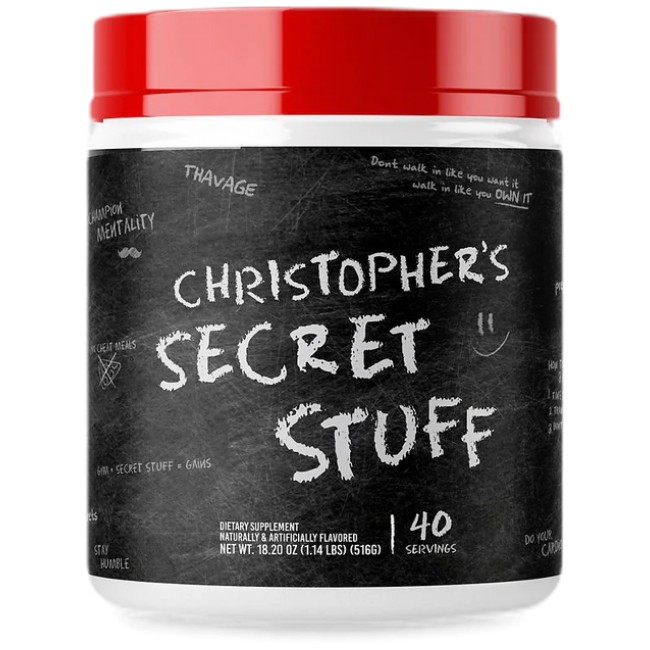 Christopher's Secret Stuff | Champion Pre-Workout от RAW Nutrition