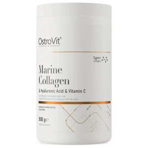 Marine Collagen &amp; Hyaluronic Acid Powder | with Vitamin C за хранителни режими