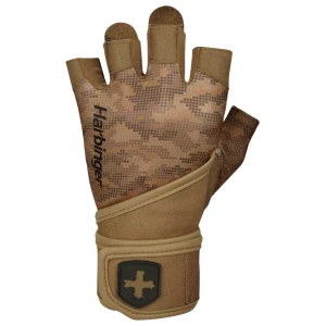 Мъжки Ръкавици Pro Wrist Wraps 2.0 / с накитници - Tan Camo за хранителни режими