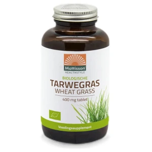 Organic Wheat Grass 400 mg pro diety