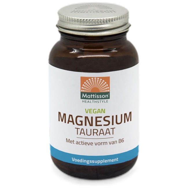 Mattisson Healthstyle Magnesium Taurate 60 mg | with Vitamin B6