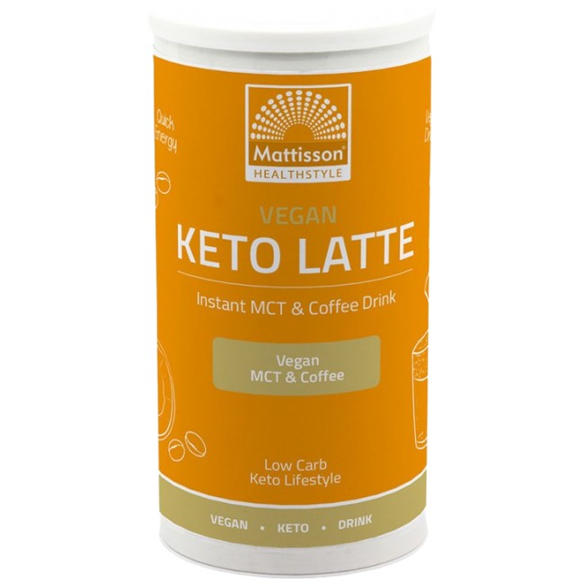 Mattisson Healthstyle Vegan Keto Latte | Instant MCT & Coffee