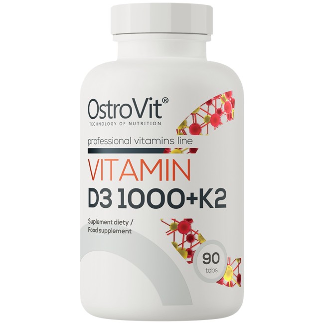 OstroVit Vitamin D3 1000 IU + K2 50 mcg