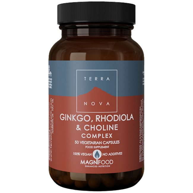 Ginkgo, Rhodiola &amp; Choline Complex от TERRANOVA