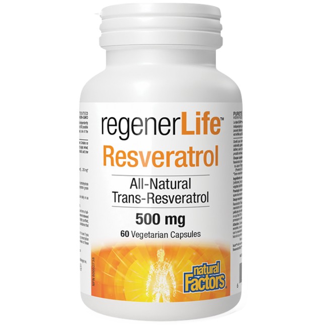 Natural Factors Regener Life™ Resveratrol 500 mg