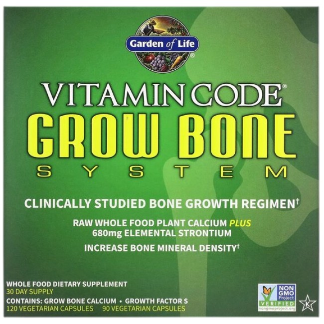 Garden Of Life Vitamin Code Grow Bone System | 30 day supply