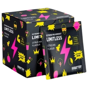 Battery Nutrition Limitless - Pre - Workout Sachets pro diety