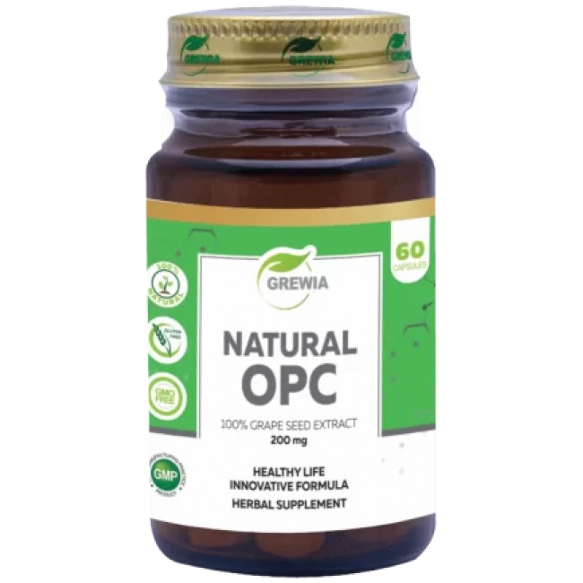 Grewia Natural OPC | 100% Grape Seed Extract 200 mg