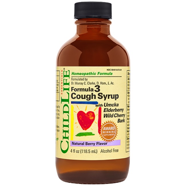 ChildLife Essentials Formula 3 Cough Syrup | Homeopathic