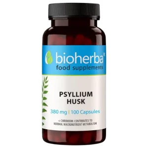 Psyllium Husk 380 mg за хранителни режими