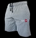 Спортни къси панталони - Сиви райе / Training Shorts - Grey за хранителни режими