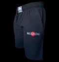 Спортни къси панталони - Черни райе / Training Shorts - Black за хранителни режими