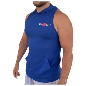 Top s kapuljačom - Plava / Tank Top with Hoodie - Blue pro diety