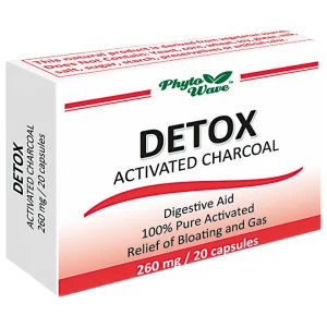 Detox Activated Charcoa 260 mg pro diety