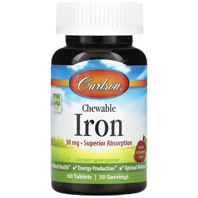 Carlson Labs Chewable Iron 30 mg