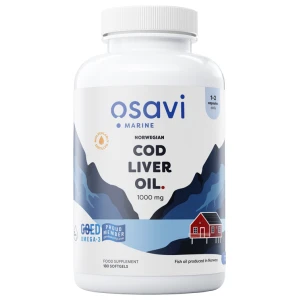 Norwegian Cod Liver Oil 1000 mg | Lemon Flavored за хранителни режими