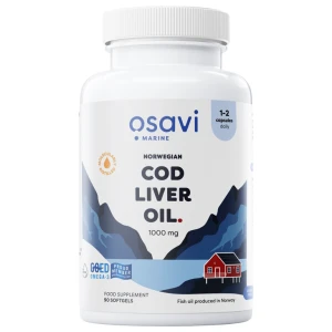Norwegian Cod Liver Oil 1000 mg | Lemon Flavored за хранителни режими
