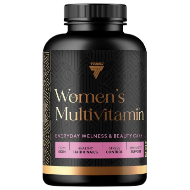 Women's Multivitamin | with Fish Collagen Peptides, Hyaluronic Acid, CoQ10, L-Carnitine, CLA &amp; Green Tea от Trec Nutrition