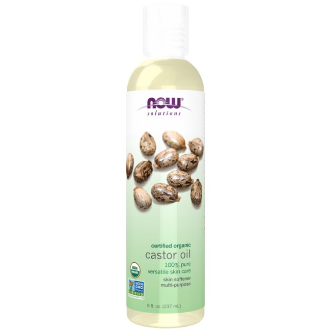 Castor Oil | 100% Certified Organic от NOW Foods