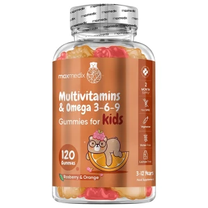 Multivitamins &amp; Omega 3-6-9 Gummies for Kids pro diety