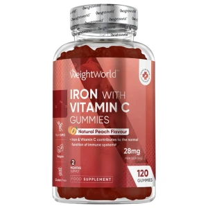 Iron with Vitamin C Gummies pro diety