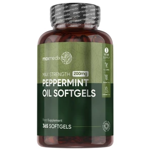 Peppermint Oil Softgels 200 mg pro diety