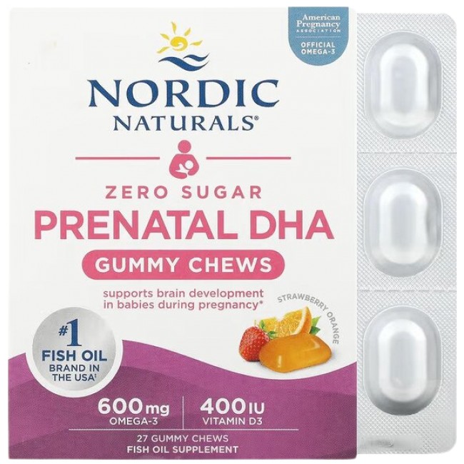 Prenatal DHA Gummy Chews 600 mg от Nordic Naturals
