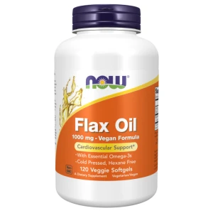 Flax Oil 1000 mg | Vegan Formula за хранителни режими