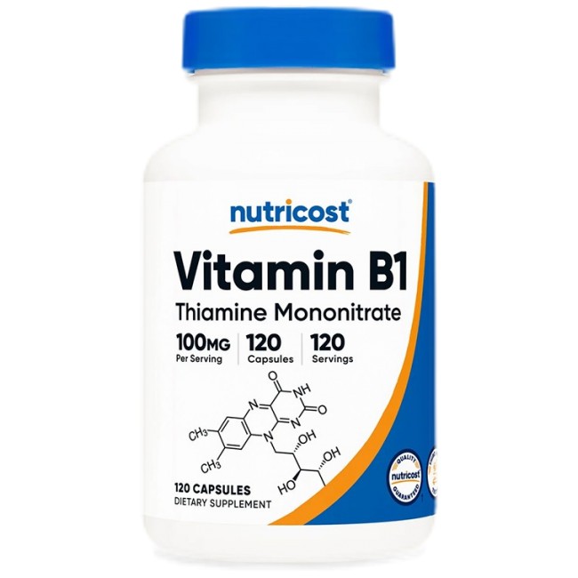 Vitamin B1 Thiamine Mononitrate 100 mg от Nutricost