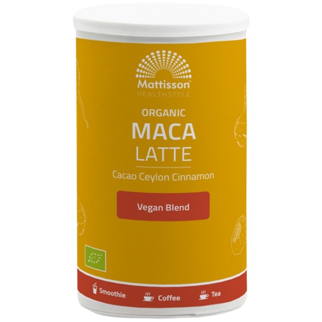 Mattisson Healthstyle Organic Maca Latte | with Cocoa &amp; Ceylon Cinnamon