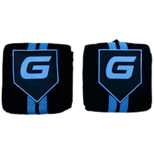 Gaspari Nutrition Gaspari Wrist Wraps | Тренировъчни накитници - Черно и синьо