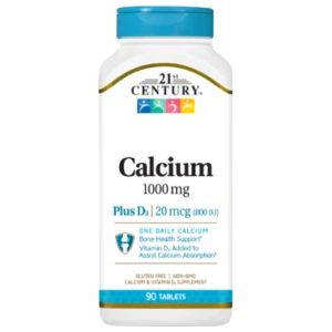 Calcium 1000 mg + D3 20 mcg за хранителни режими