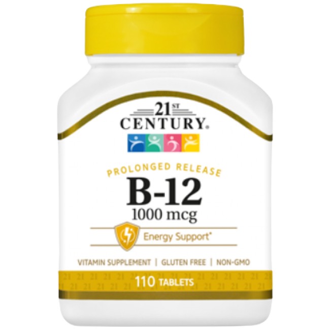 21st Century Vitamin B-12 1000 mcg Prolonged Release
