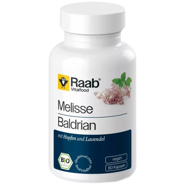Raab Vitalfood Bio Lemon Balm + Valeriana