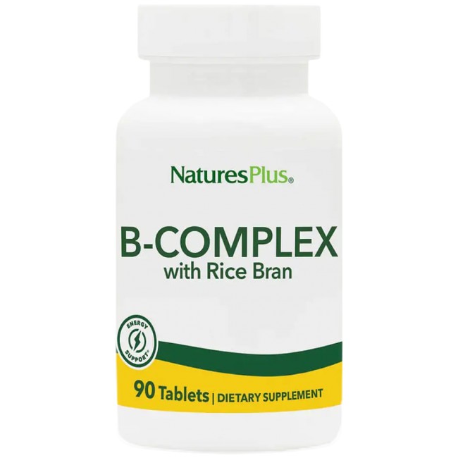 Natures Plus B-Complex with Rice Bran