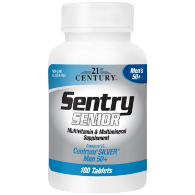 21st Century Sentry Senior Men`s 50+ Multivitamin &amp; Multimineral